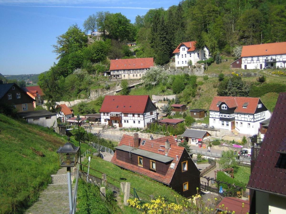 Ferienwohnung Am Gruenbach Rathen Dış mekan fotoğraf