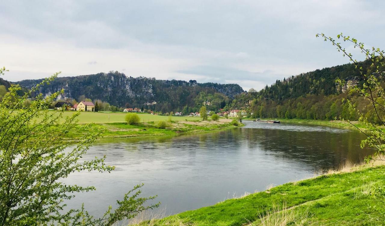 Ferienwohnung Am Gruenbach Rathen Dış mekan fotoğraf