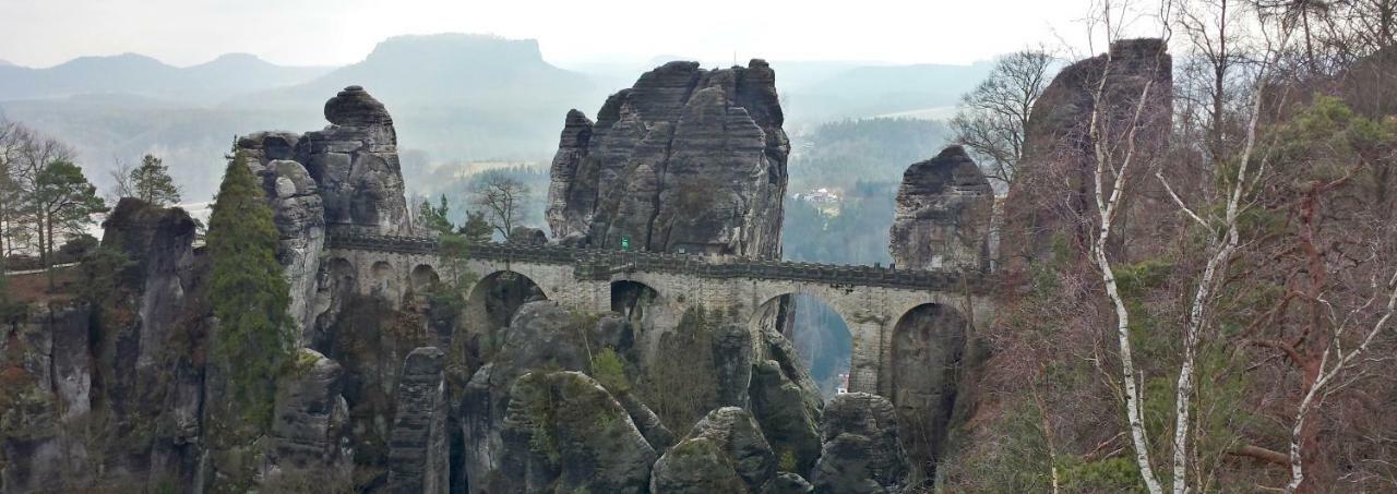 Ferienwohnung Am Gruenbach Rathen Dış mekan fotoğraf