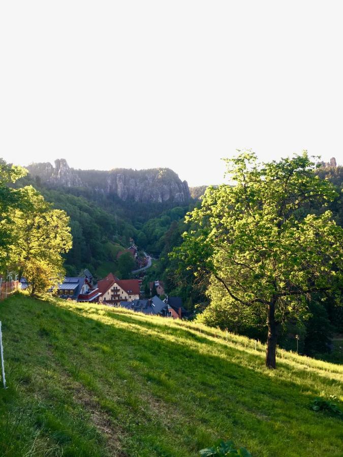 Ferienwohnung Am Gruenbach Rathen Dış mekan fotoğraf