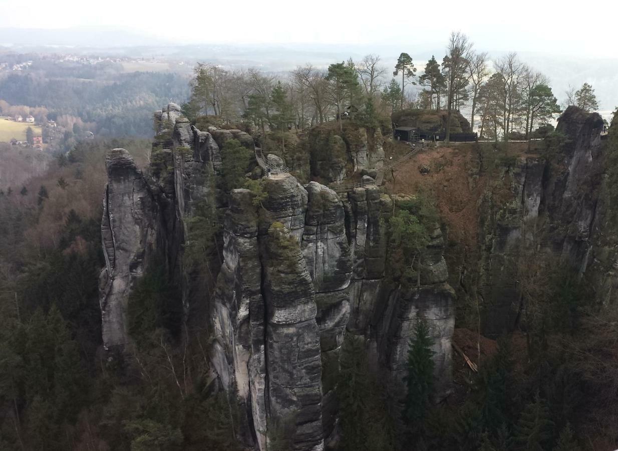 Ferienwohnung Am Gruenbach Rathen Dış mekan fotoğraf